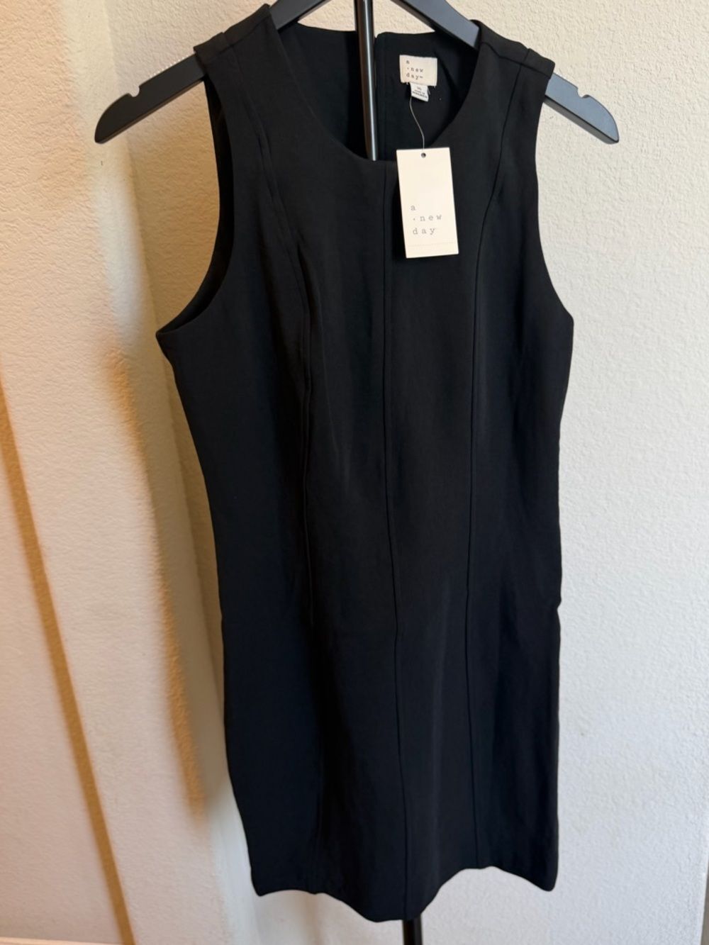 A New Day Black Sleeveless Sheath Dress 10